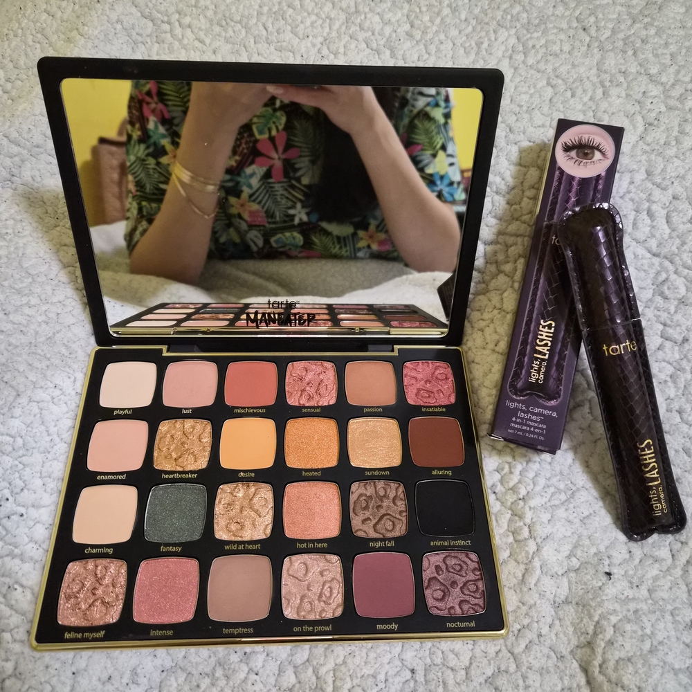 Tarte Eyeshadow Palette and Mascara Set - Vibrant Shades